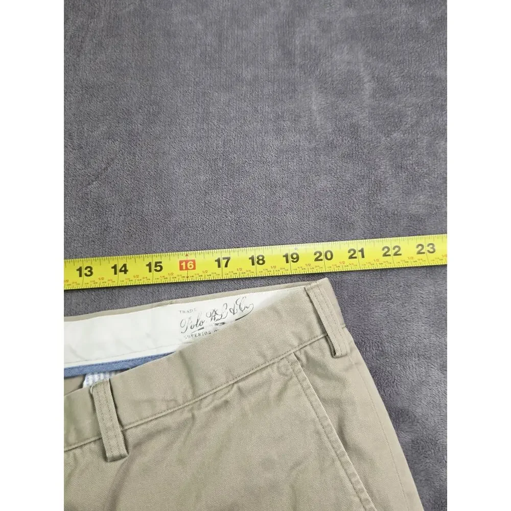 Polo Ralph Lauren Chino Pants Men’s Size 42Bx32 Classic Fit Khaki 100% Cotton